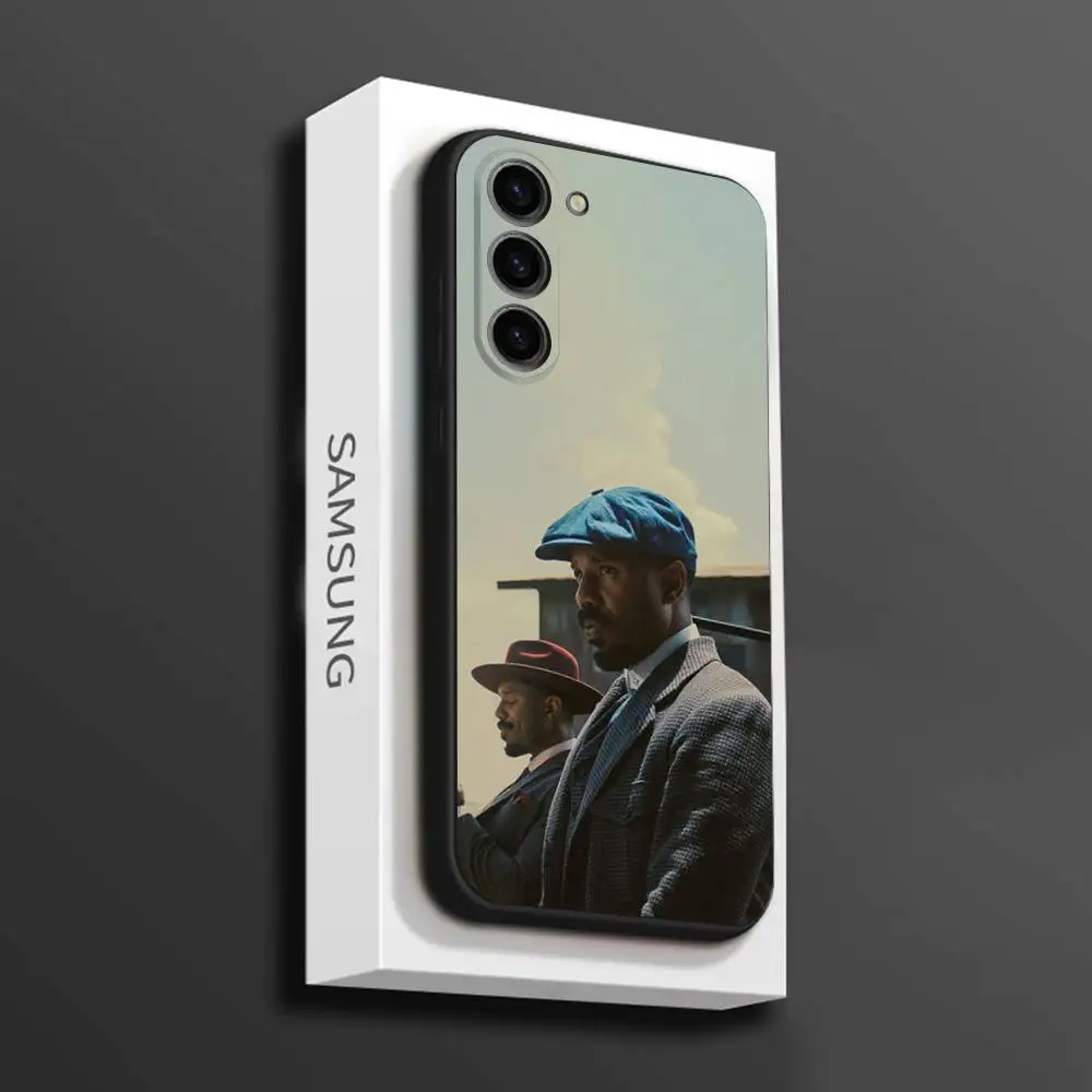 حافظة لهاتف سامسونج جالاكسي A 73,72,51,53,52,71,22,5G,Note,J7,8,9 غطاء أسود ناعم من S-Sinners Movie 2025