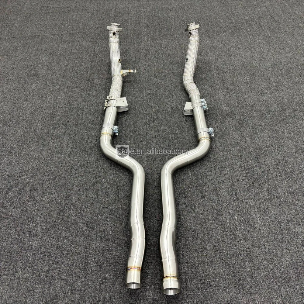 Hochleistungs-Downpipe für Mercedes Benz CLS63/CLS63S AMG 2007-2017 CLS550 mit individueller Präzisionsschweißung des Auspuffes – Detail 6