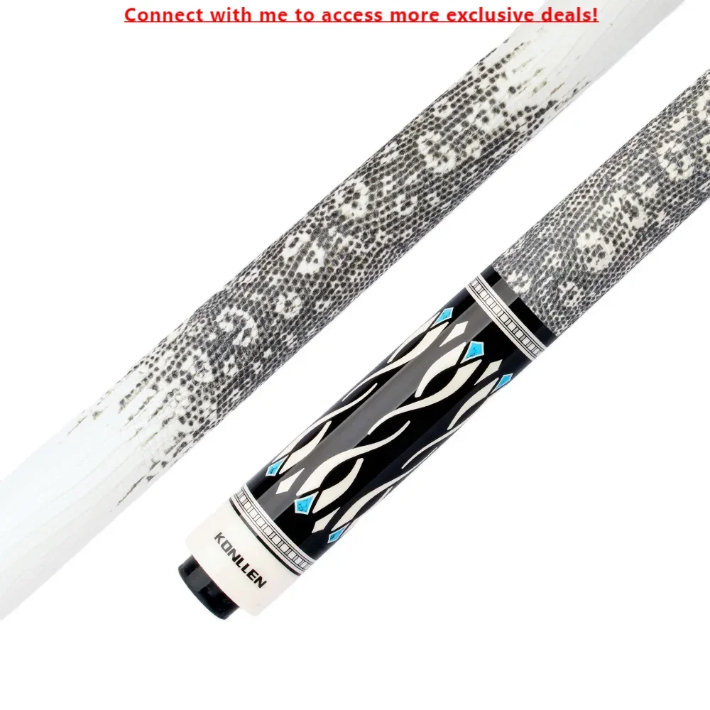 

KONLLEN DRAGON Tiger Everest Tip Maple Shaft Sticks XTC Ferrule 3/8x8 Joint Handmade Pool Cue Stick Kits