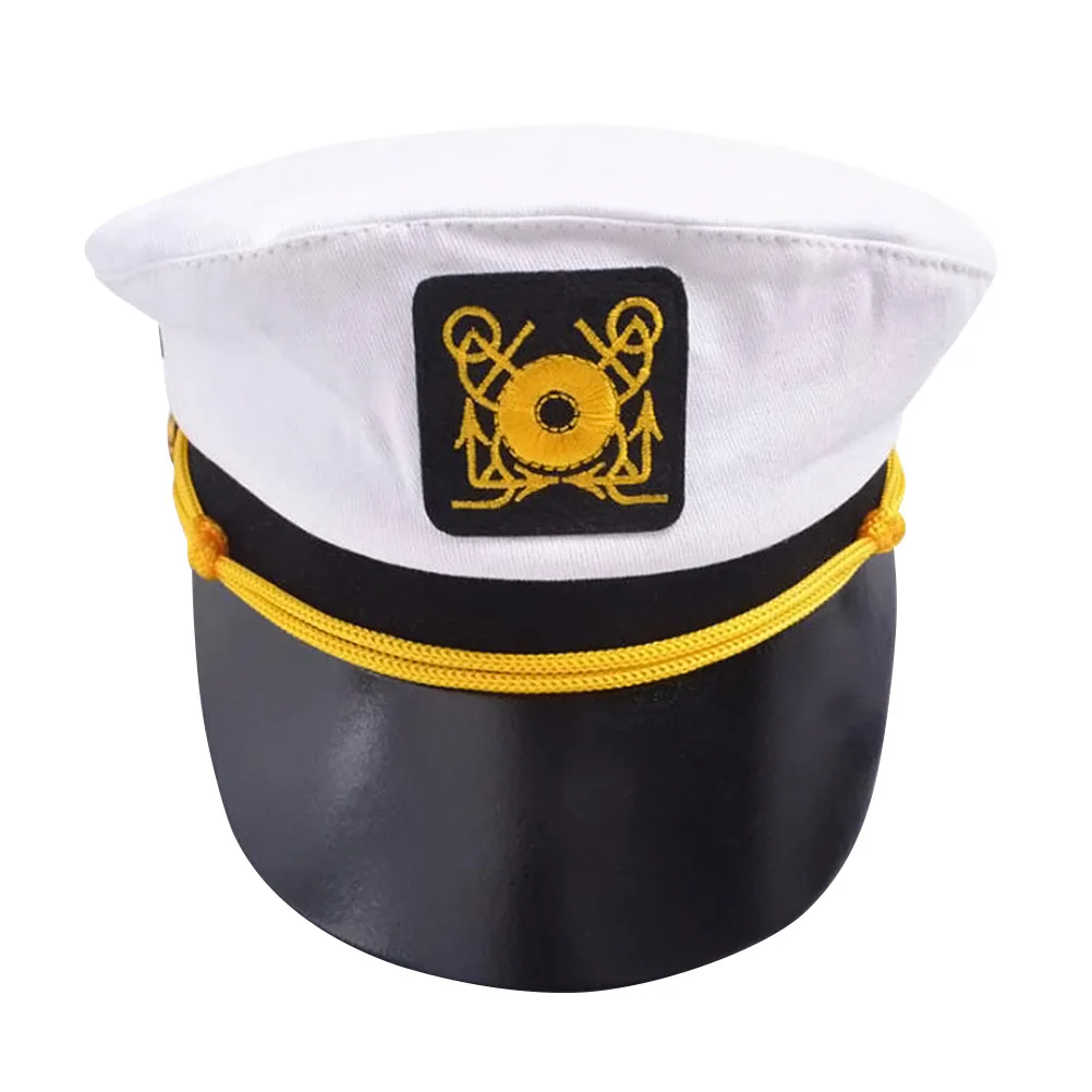 

Cosplay Hat Police Woman Flight Attendant Costume Stewardess Cap Air Boat Men and Women
