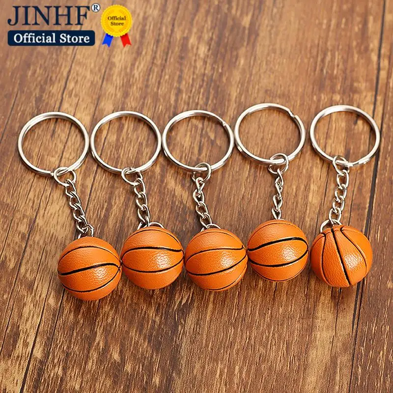 1PC Basketball Soccer Car Keychain Fashion Sports Keyring Car Pendant for Favorite Sportsman's Gift Boyfriend Birthday Jewelry