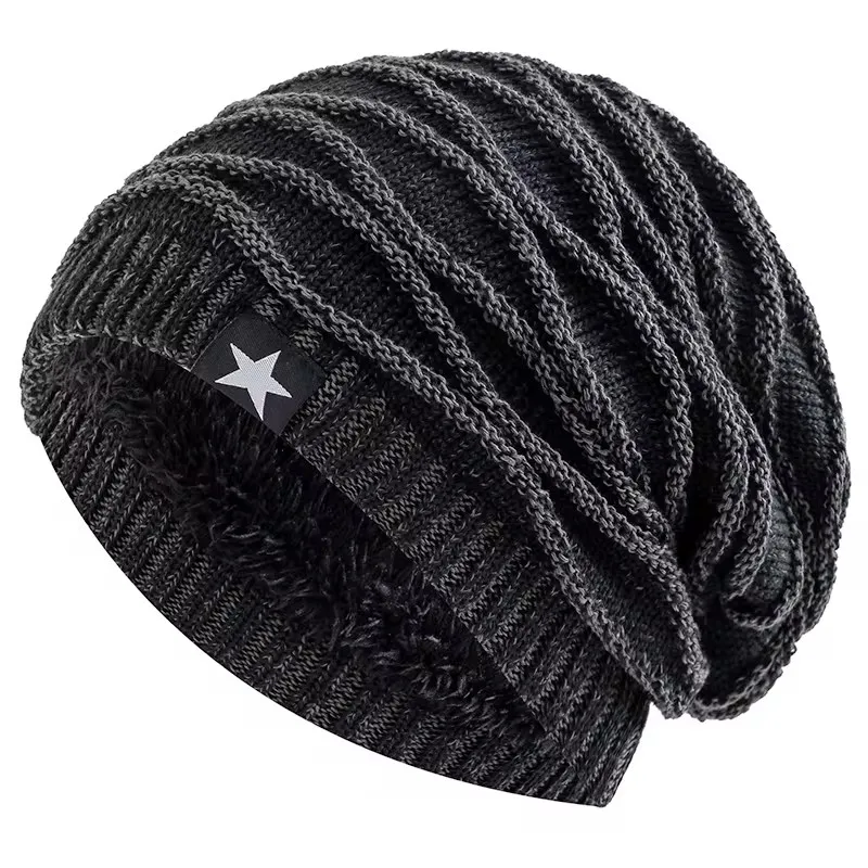 

Unisex Beanie Hat Slouchy Casual Beanie For Men & Women Warm Soft Knitted Hat Stylish Plain Daily Winter Hat