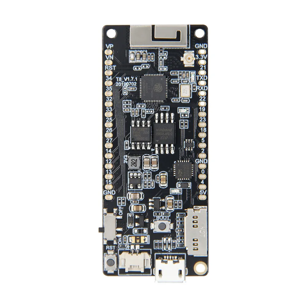 TTGO T8 V1.7 ESP32-WROVER Development Board 4MB Flash 8MB PSRAM WiFi Bluetooth Module Lithium Battery Charging TF Card Supported