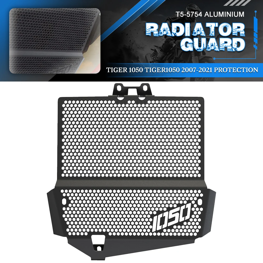 

FOR Tiger 1050 SE Sport 2007-2008-2009-2010-2011-2012-2013-2014-2015-2016-2017-2018-2021 Radiator Head Guard Cover Complete Set