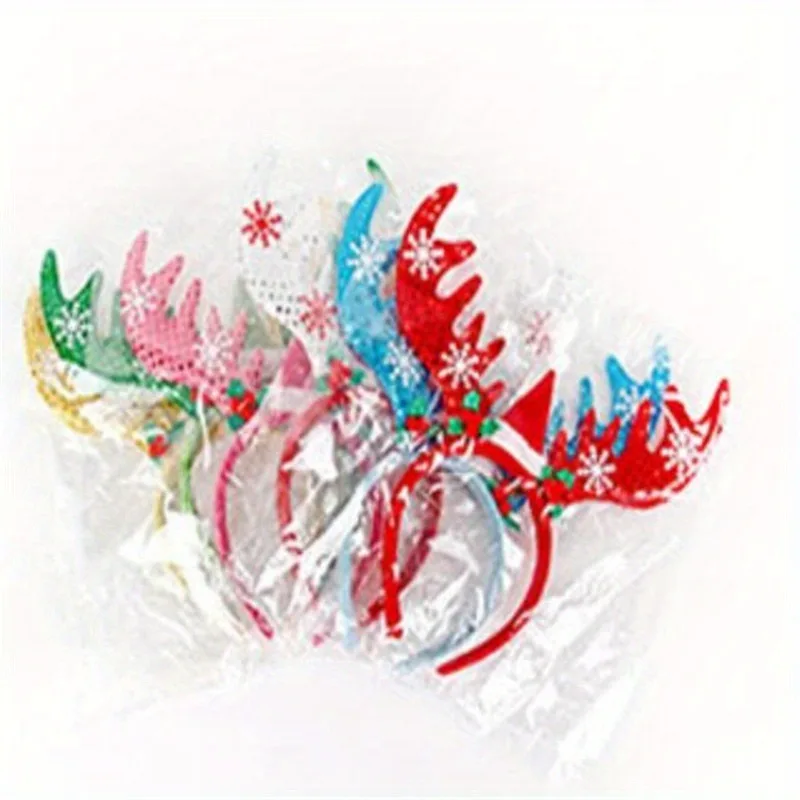 عصابات رأس عيد الميلاد وأغطية الرأس التنكرية، وإكسسوارات عيد الميلاد سانتا وعيد الميلاد وديكورات الحفلات للنساء