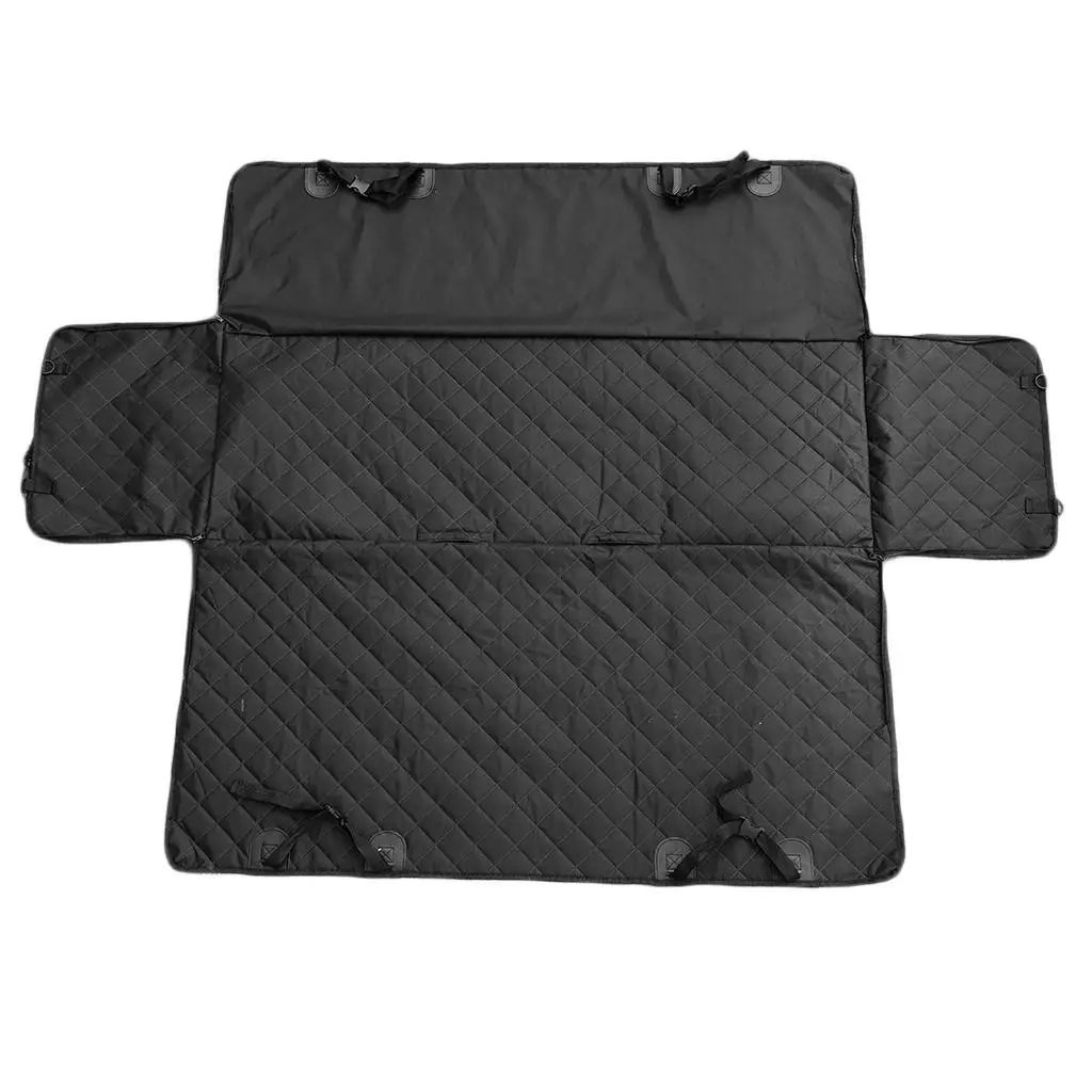 Pet Dogs Car Back Seat Covers Durable Pet Dogs Cat Hammock for Puppy Black