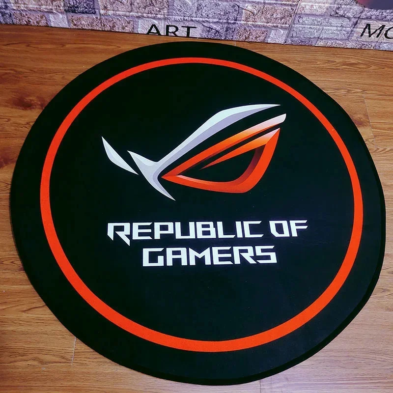 

E-Sports Brand Round Carpet Razers T1 Lounge Anti-slip Rug Esports Gaming Chair Floor Mat Soft Rug For Living Room Bedroom Decor