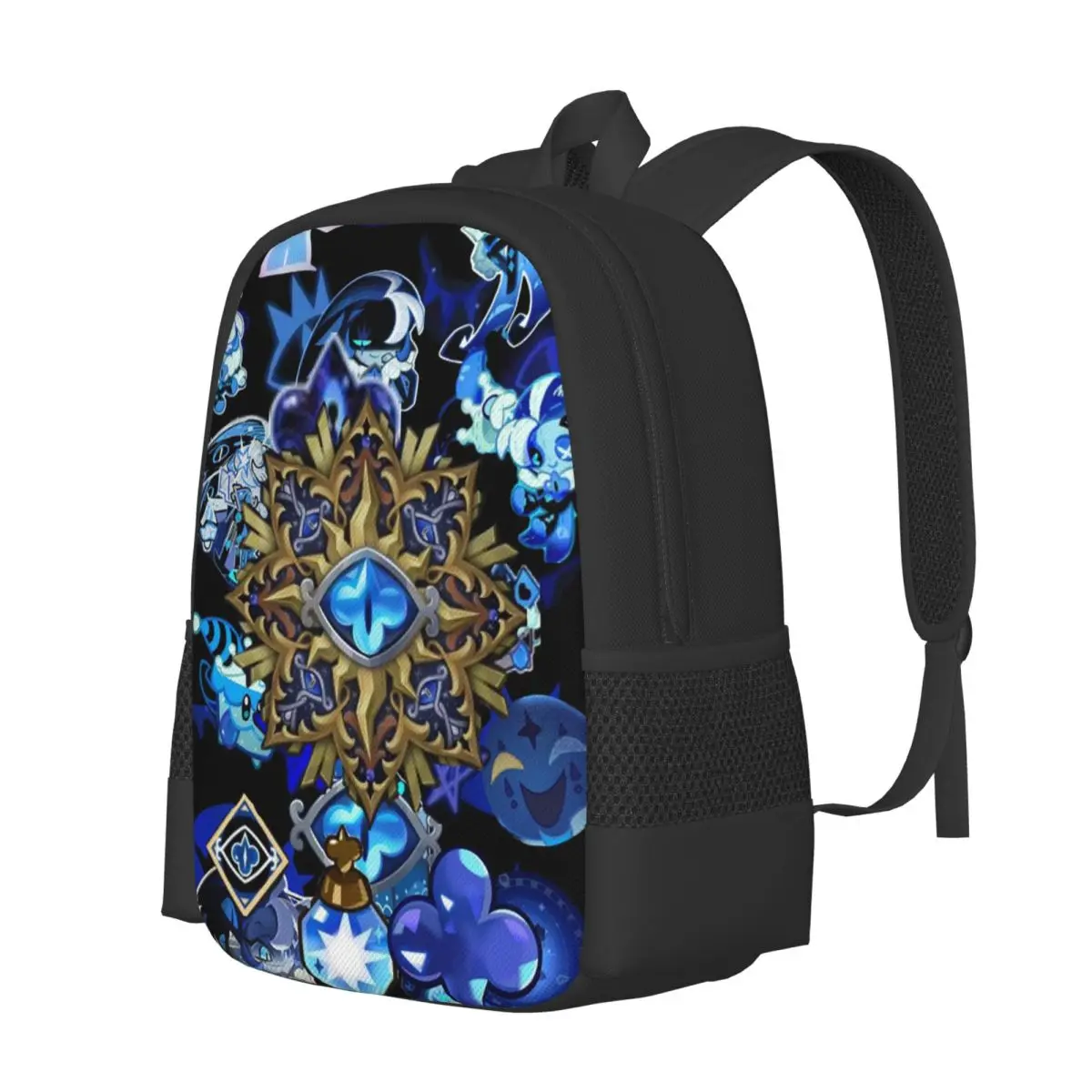 Shadow Milk Cookie Run Kingdom Cute Cartoon Anime Backpack Daypack Large Capacity BookBag School Bag Shoulder Bags for Men Women