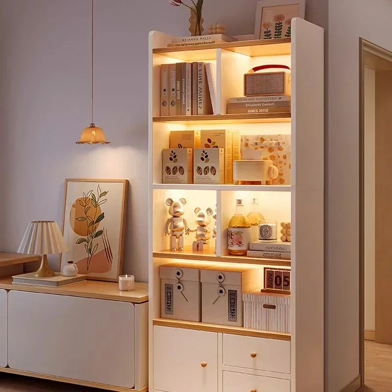 

L Дверные ящики Книжный шкаф Белый шкафчик для хранения Куб Книжная полка Металлический органайзер Estanteria Habitacion Минималистичная модульная мебель