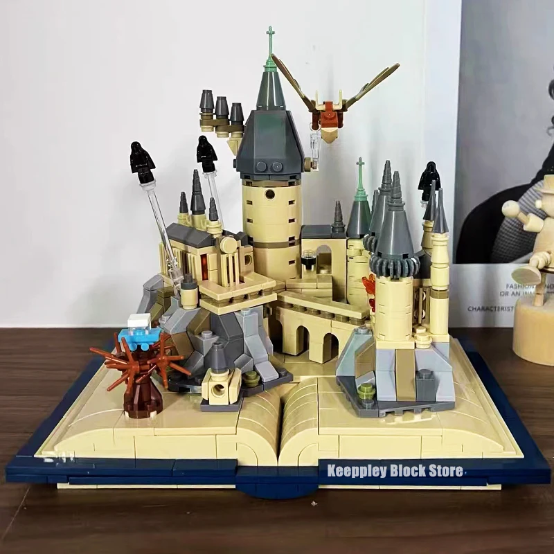 

Idea Series Magic Castle Book Building Block Creator City Classic Movie Book Bricks Model Toys For Boy Birthday Gift MOC 727pcs