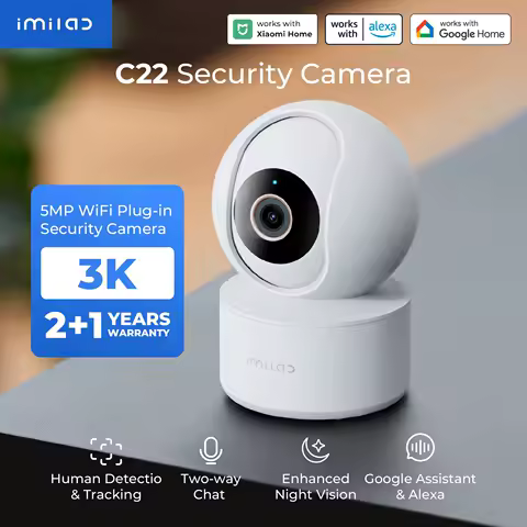 IMILAB Baby Monitor Indoor Security Camera with AI Detection Night Vision 2-Way Audio 360° PTZ Compatible with Xiaomi Home App