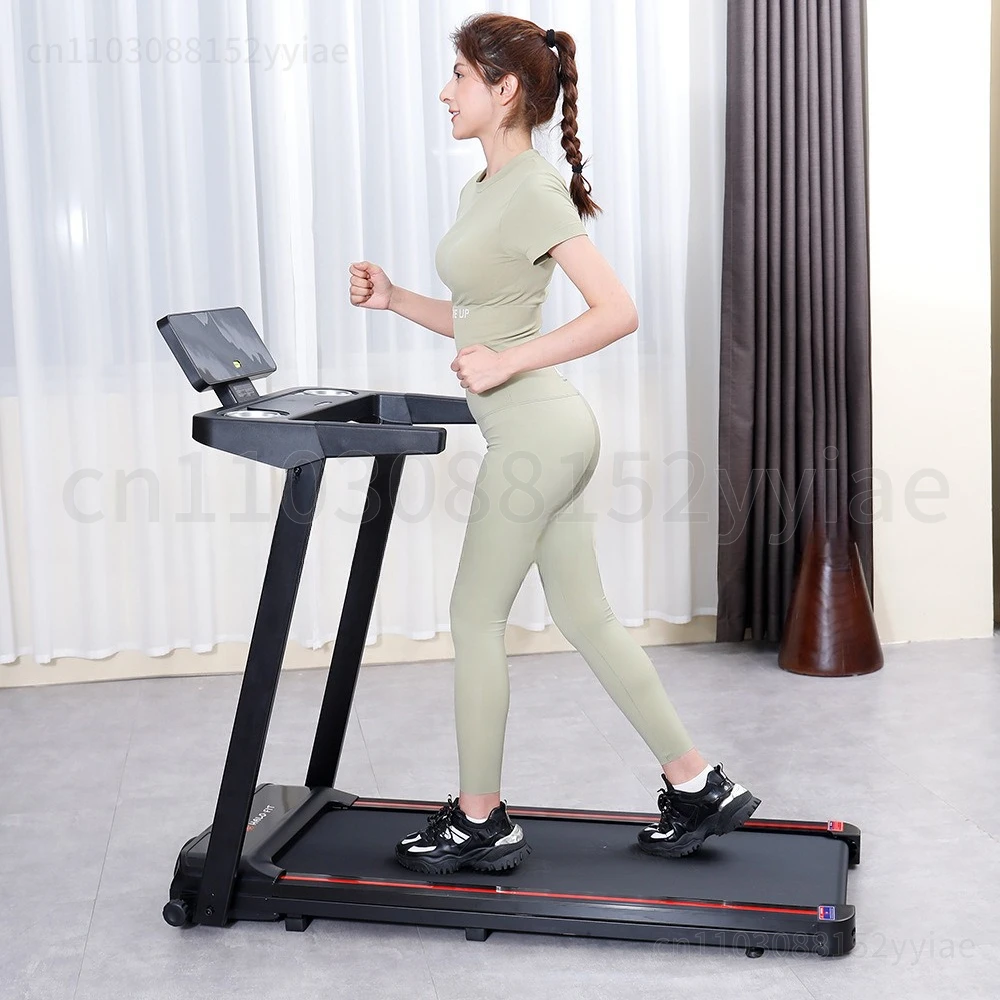 Cross-border Home Small Full-folding Indoor Mini Electric Tablet Treadmill with Handrails