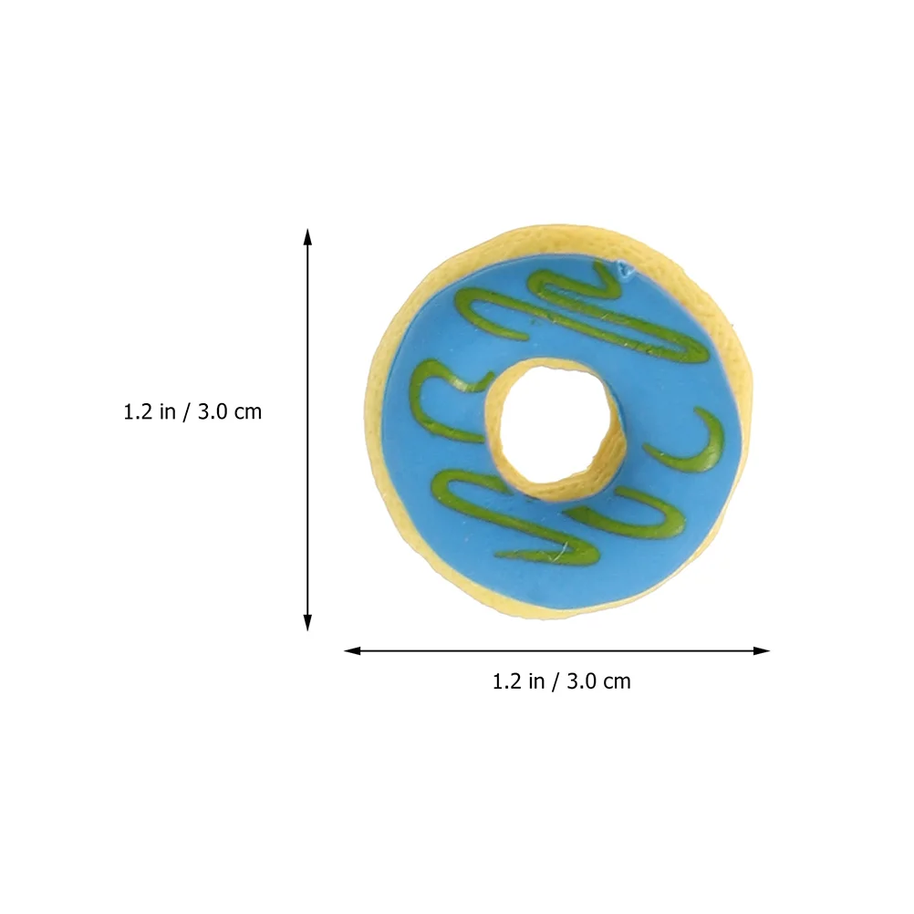 Imagem -05 - Erasers Elástico para Crianças Mini Donut Crianças Coloridas Pupils Puzzle Brinquedos Bonitos Massa