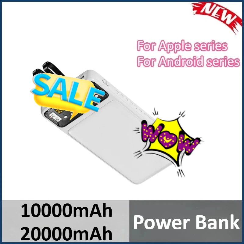 22.5W Super Fast Charging Power Bank For iPhone For Xiaomi For Huawei For Samsung Battery Charger 10000mAh 20000mAh