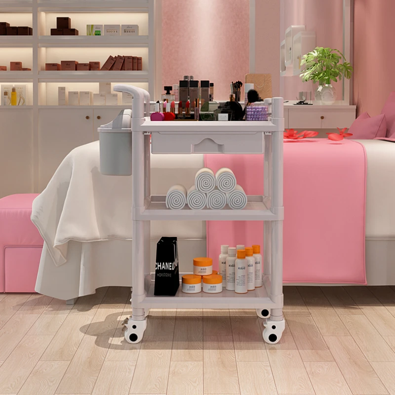 Tattoo Cosmetic Salon Trolley Medical Organizer Manicure Tool Salon Trolley Service Makeup Carrello Attrezzi Salon Furniture HD