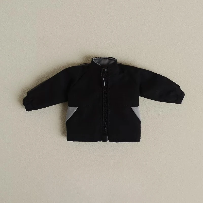 【Nur Kleidung】 Mode-Set im Maßstab 1:12 mit farblich abgesetzter Jacke und lockerer, lässiger Sporthose für 6-Zoll-BJD Asi3.0 Actionfigur-Körper – Detail 16