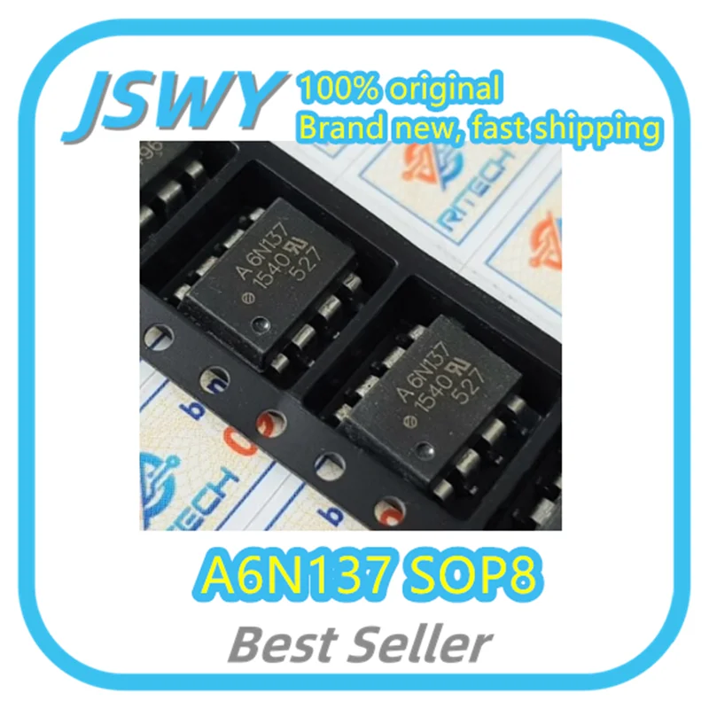 (10/50pcs) A6N137 6N137 DIP-8 High Speed Optocoupler Original Stock Electronics Ships Fast