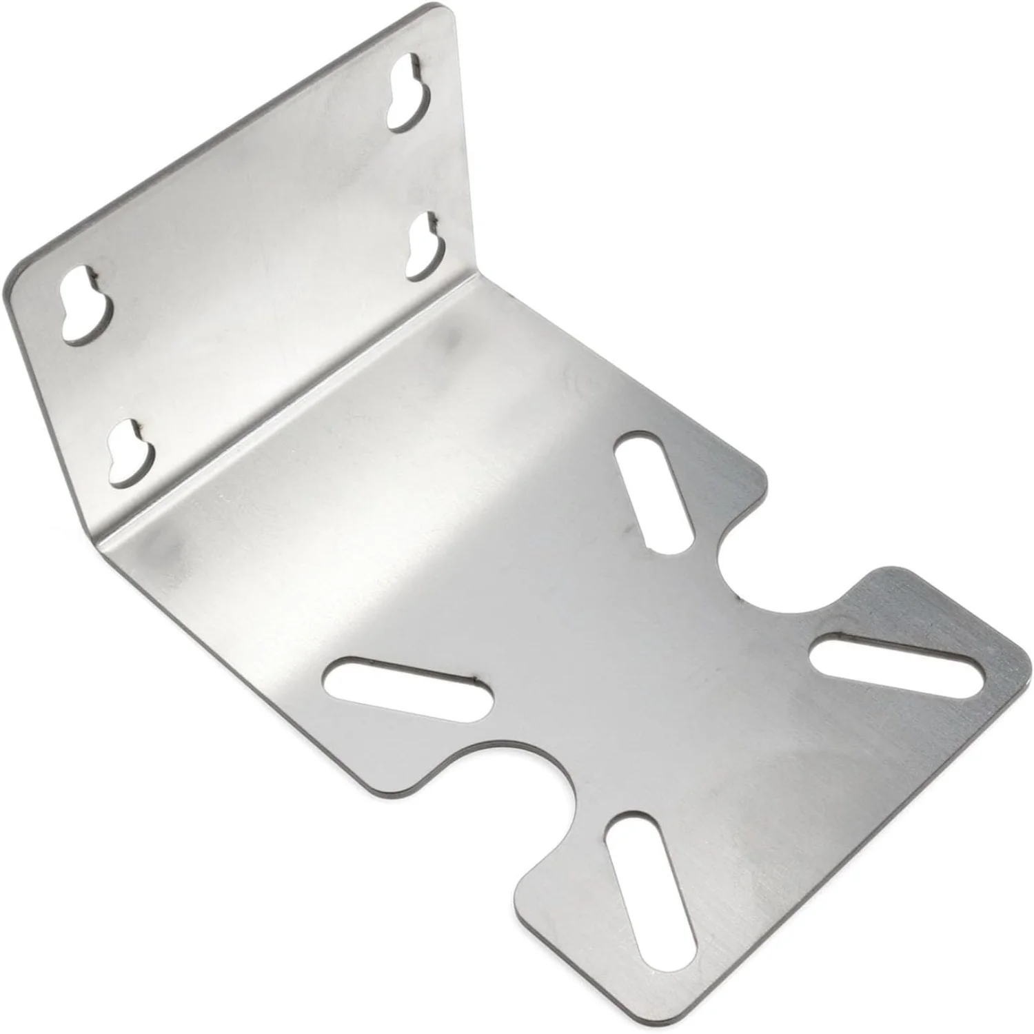 Stainless Steel Water Filter Housing Bracket for Wall Pole Panel Mounting, Left-to-Right Right-to-Left Flow Directions, One