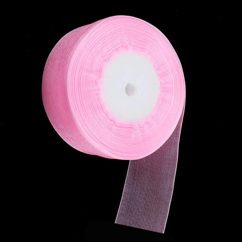 Solid  Ribbon Tulle Roll Spool 4 Cm / 1.5 Inch 50 Yards