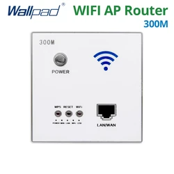300M Wall Embedded Wireless WIFI AP Router Network Socket Outlet Wall Charger WiFi Smart Socket Electric USB Wall Sockets