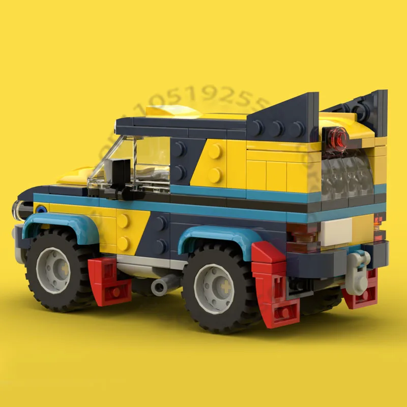 294 PCS Transport Car Rally Raid 4x4 Evolution MOC Customize Modular Building Block Educational Brick DIY Toy Christmas Gift