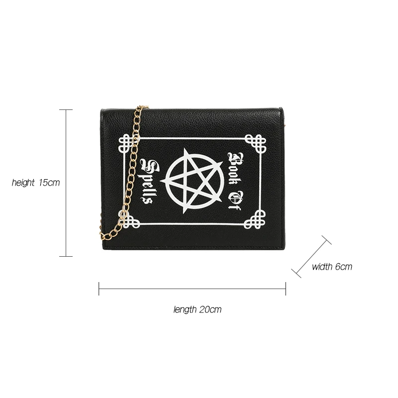 Fashion Black Crossbody Bags for Women Letter Pu Leather Handbag High Quality Star Chain Luxury Designer Women\'s Shoulder Bag