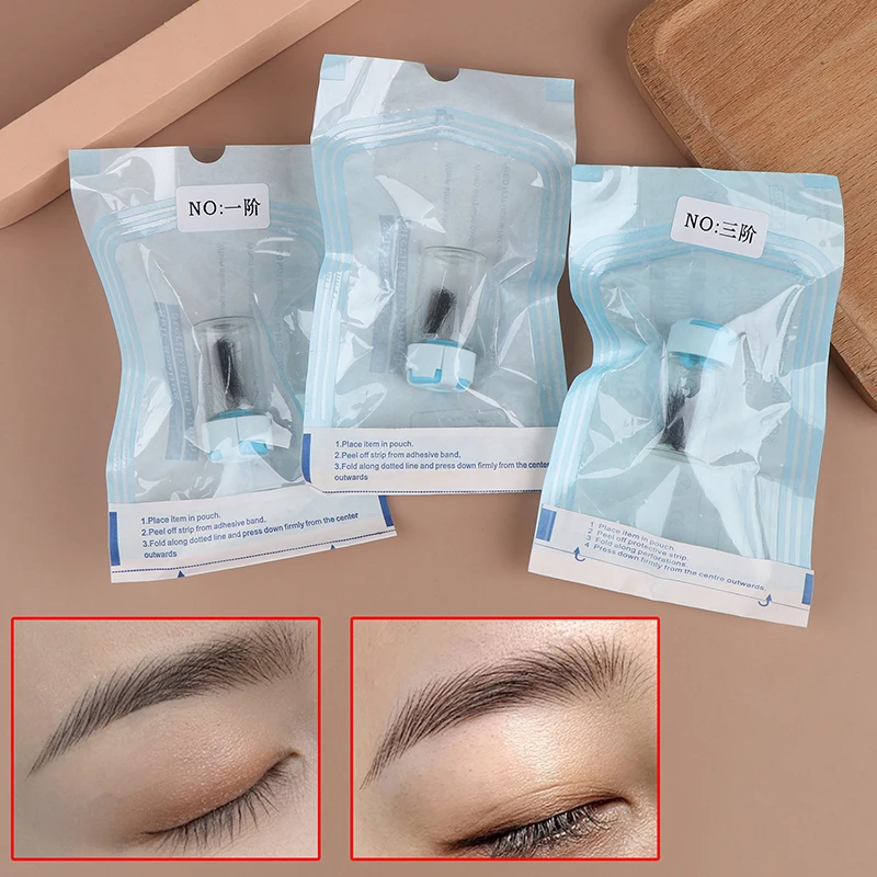 S/M/L Authentic Real Eyebrow AI Master Practice Native Cloned Eyebrow Hair Without Hair Follicles For Beginners Makeup Tool