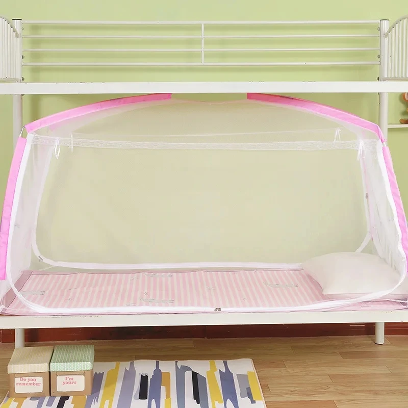 

Three Doors Encryption Gauze Student Bed Mosquito Net Dormitory Single Bed Mosquito Net Household Children's Yurt Mosquito Tent