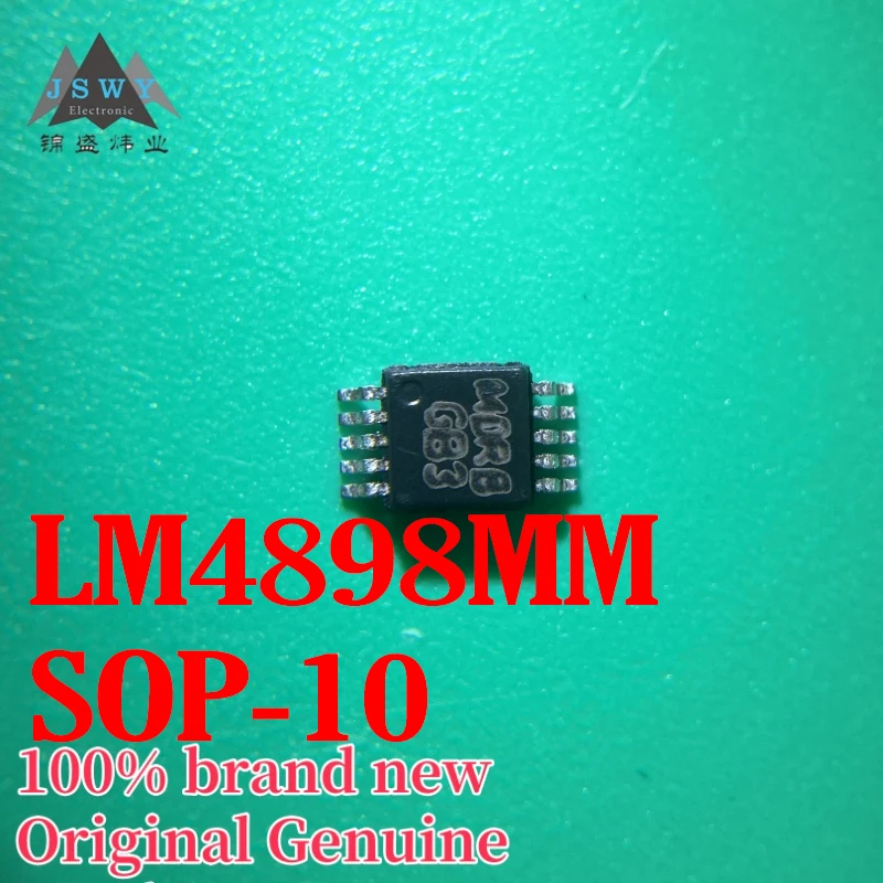 

(5/50pcs) LM4898MM LM4898 Silk-Screen GB3 MSOP10 Audio Amplifier Genuine Product Fast Shipping Free Shipping