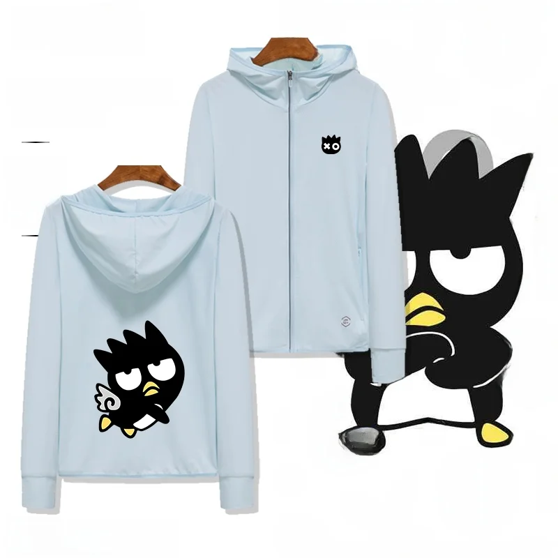 

Cool Penguin Mischievous XOXO Summer Outerwear Ice Silk Qui Dry Sun Protection Long Sve ex Faionable Anti-U...