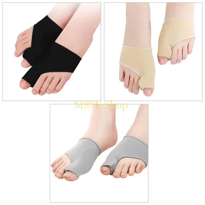 

M89F Comfort Bunions Corrector Orthopedic Toe Straightener,Splint Bunions Pads Day Night Support with Toe Separator Unisex