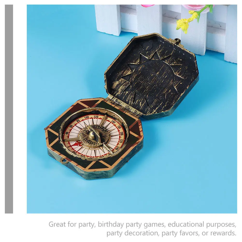 15 szt. Plastikowych Kompasów Pirackich na Upominki na Przyjęcia i Dekoracyjne Rekwizyty do Przebrań Pirackich
