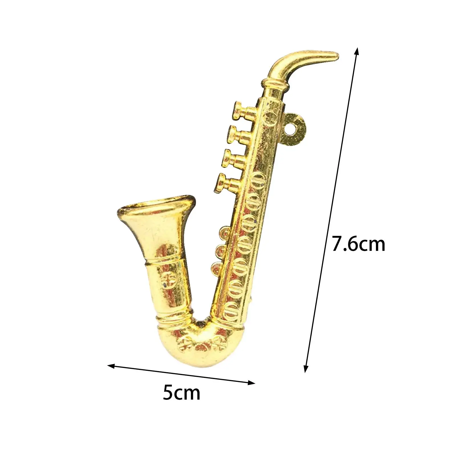 Juego de instrumentos musicales en miniatura para decoración del hogar, casa de muñecas a escala 1:12