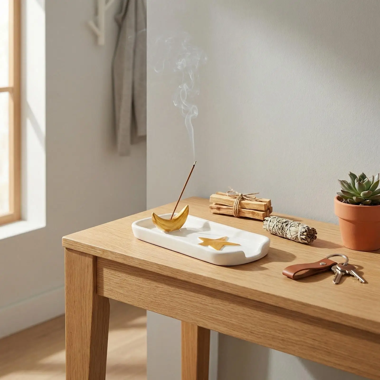 

Керамическая подставка для благовоний, настольная декоративная курильница, тарелка для украшений, подставка для салвии