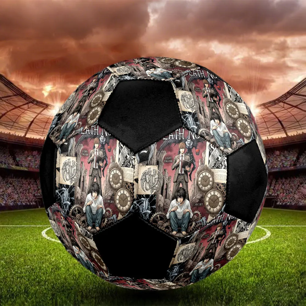 1PC Death Note Soccer Ball Football Size 5 Training Ball Fashion Outdoor Sports Birthday Present -HE75