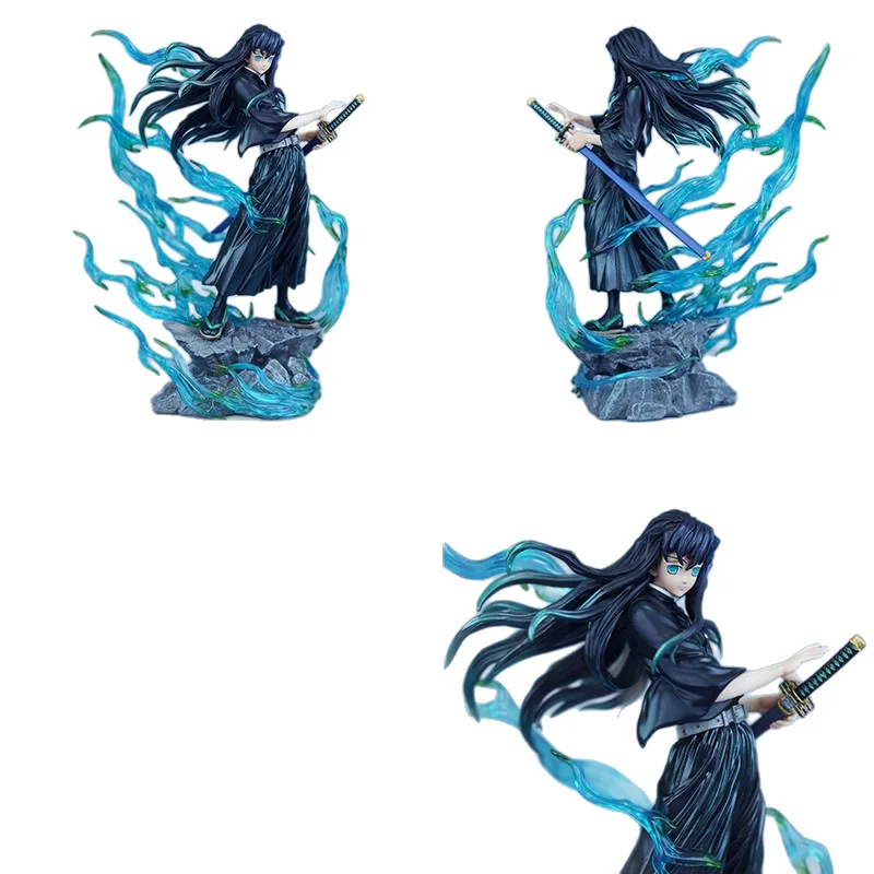 鬼滅の刃 宇髄天元 時透無一郎 ‌   GK スタチュー アニメ フィギュア デスクトップデコレーション コレクタブルモデル 大型