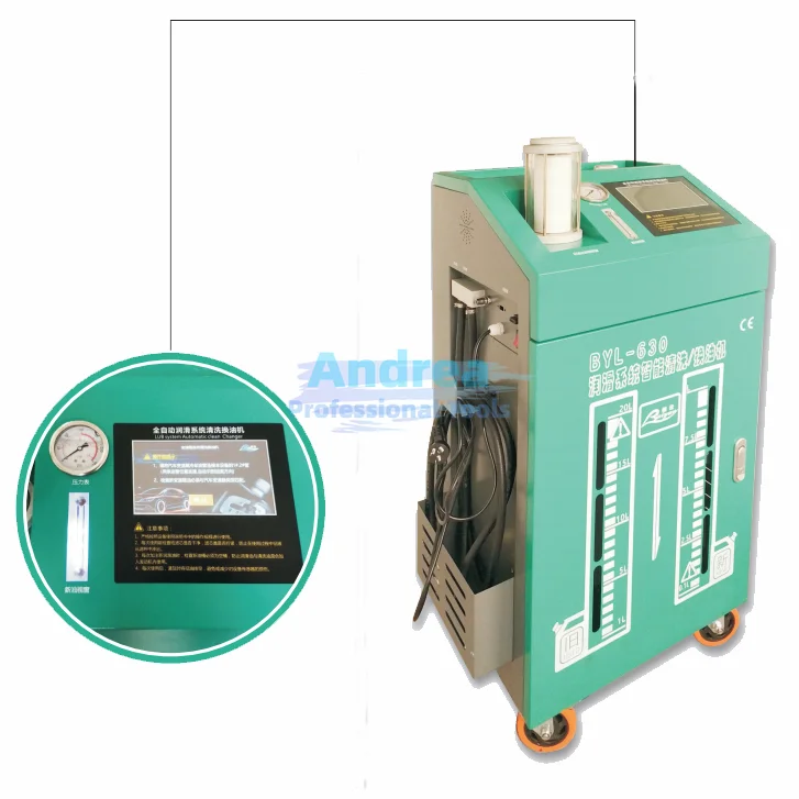 2021 intelligent engine cleaner of lubrication system &oil changer machine