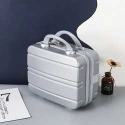 (043) Hand luggage case 14-inch small lightweight cosmetic case mini