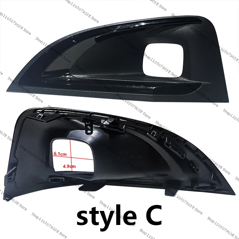 Front Bumper Fog Light Cover Grille 9817136777 For Peugeot 3008 P84 2016 2017 2018 2019 1806095X Fog Lamp Grilles Trim Frame
