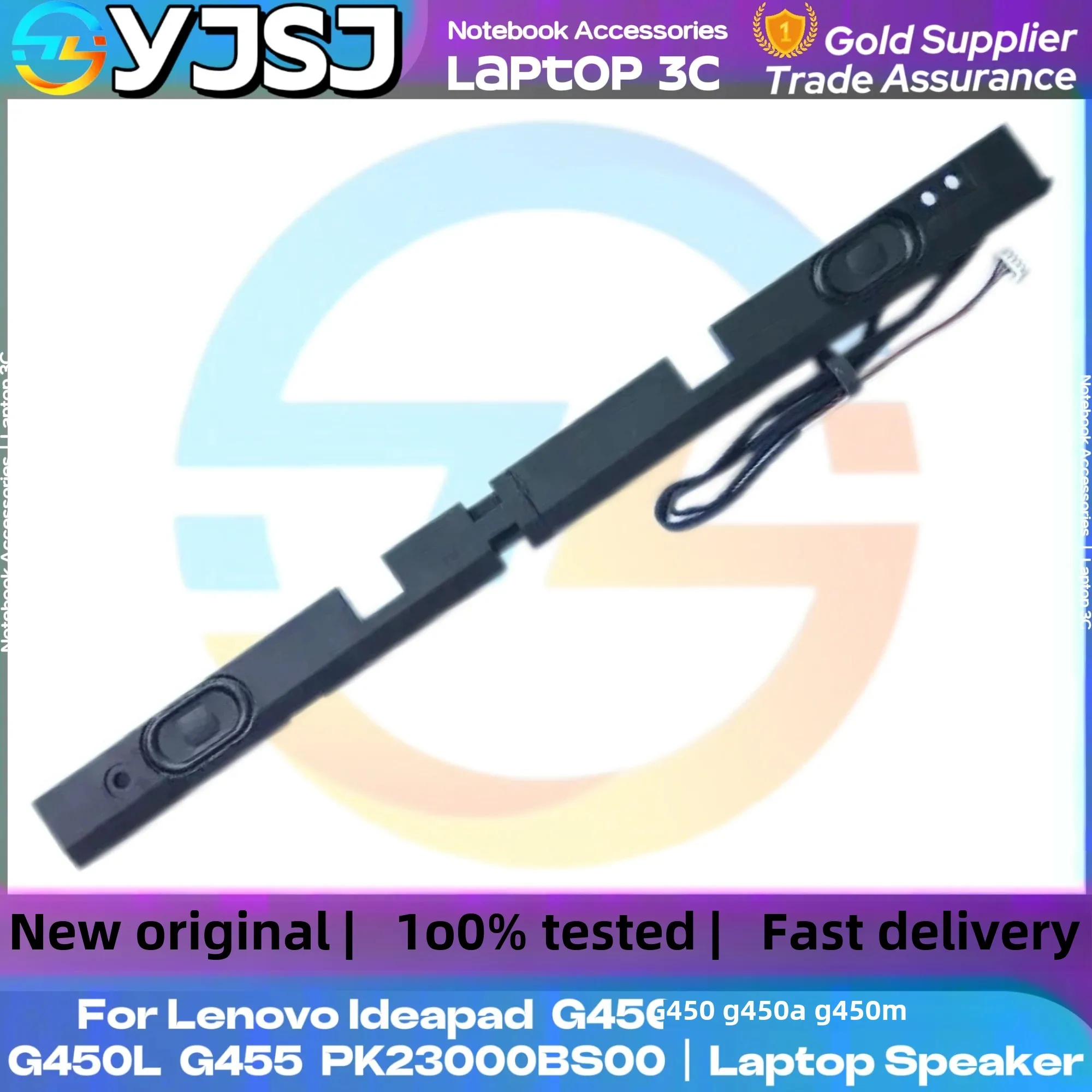 New GENUINE Original Laptop Speaker For Lenovo Ideapad G450 G450A G450M G450L G455 built-in speaker horn audio  PK23000BS00