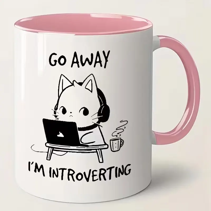 A 11-Ounce Funny Ceramic Coffee Mug! Enjoy Your Drinks in Summer and Winter The Ideal Birthday Gift for Home and Kitchen
