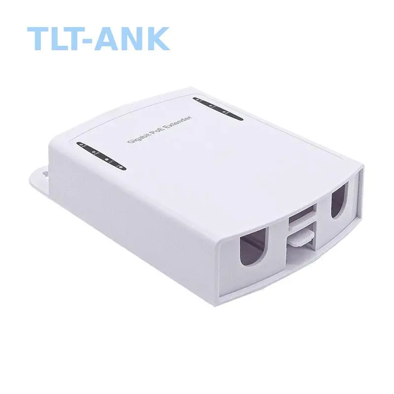Outdoor Waterproof Gigabit 1 in 4 Out POE Extender Wall Repeater 10/100/1000Mbps for Network NVR IP Camera CCTV System view 4