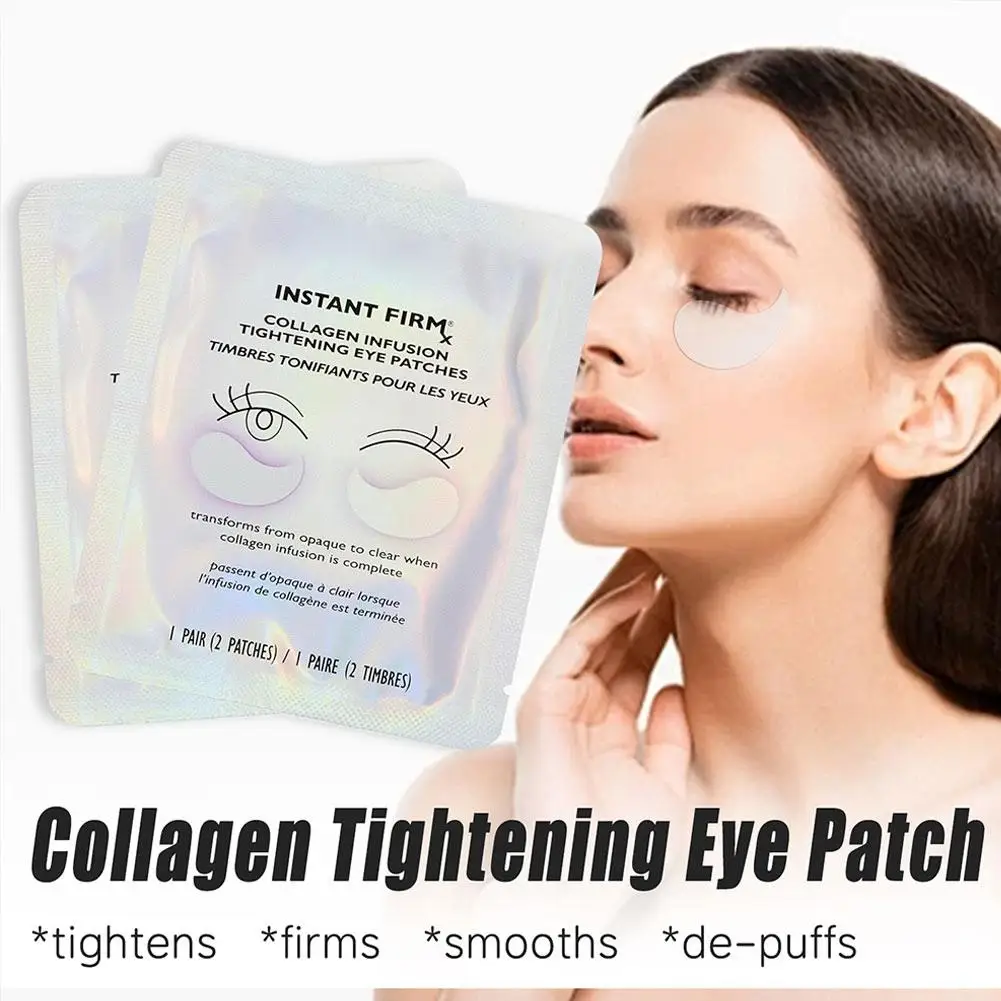 Instant Firm Collagen Tightening Eye Patches Under Eye Mask For Puffiness & Dark Circles Hydrating Firming Gel Under Eye Patches