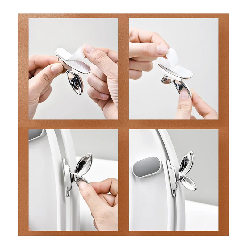 2Pcs Handle Can Avoid Touching The Toilet Lid Lifting Fashionable Toilet Seat Lifter Bathroom Accessories Toilet Seat Lifter