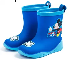 Dziecięce kalosze chłopców dziewcząt kreskówka Spiderman kapitana Ameryki Mickey Mouse wodoodporne buty uczniów dzieci buty do wody malucha