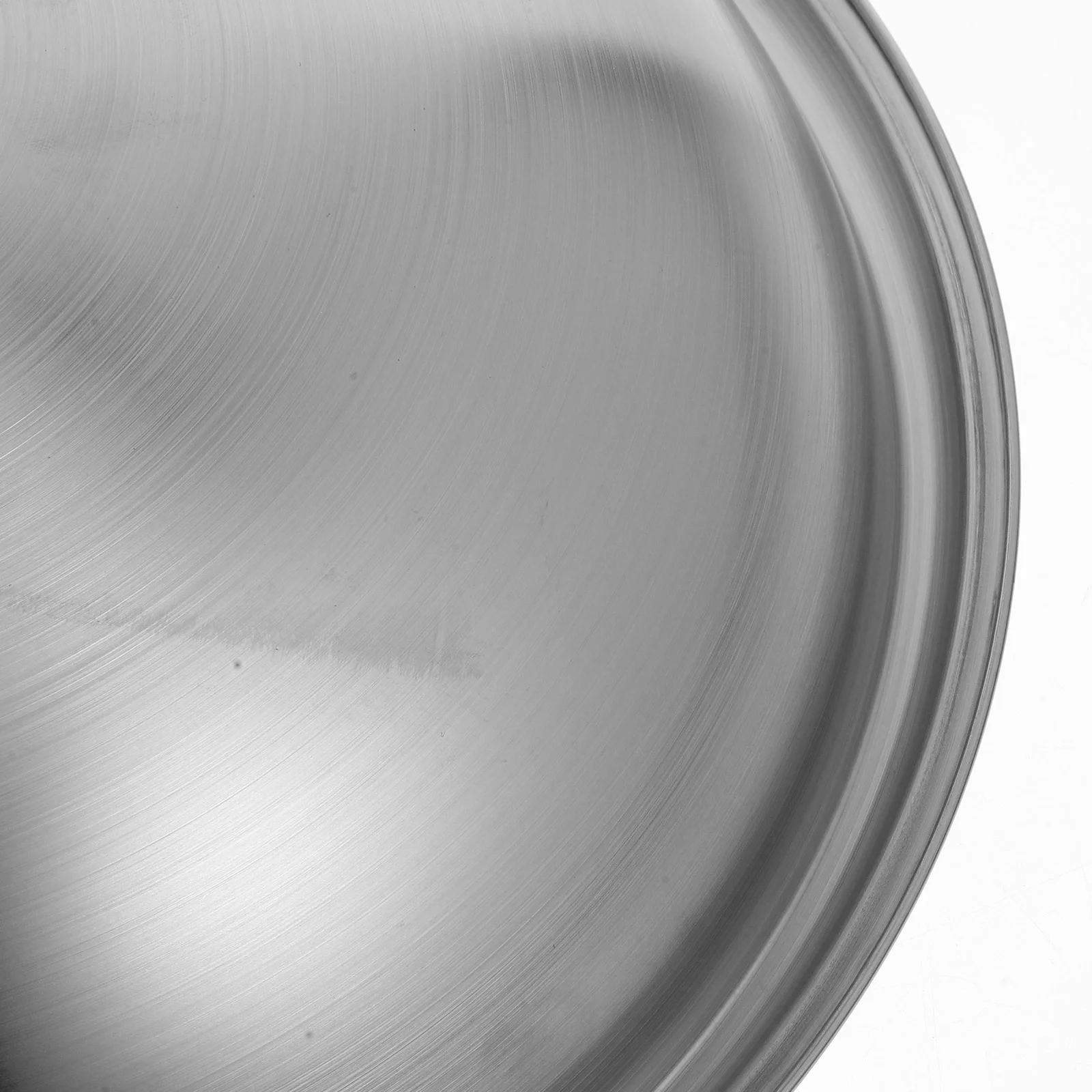 Koekenpannen Roestvrijstalen potdekselafdekking Wok voor potten en herbruikbare zilveren metalen deksels Kind