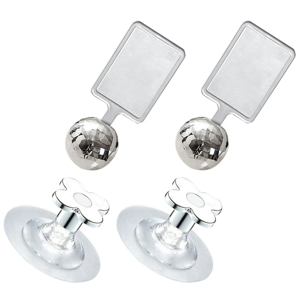 4 قطع من رافع غطاء المرحاض للحمام، مقبض مقعد المرحاض اللاصق، رافع غطاء مزخرف، سهل التركيب، صحي عالمي