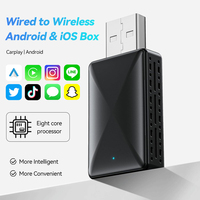 Android Auto Wireless Adapter 2024 New Mini 2 in 1 Box Apple Carplay Dongle for Cars With Wired AA CP Wireless WIFI Plug & Play