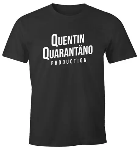 

Herren T-Shirt Film Parodie Quentin Qarantäno Satire Quarantöne