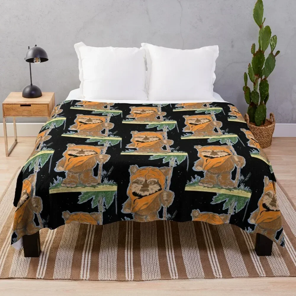 EWOK Throw Blanket Bed Fashionable Cute Blankets